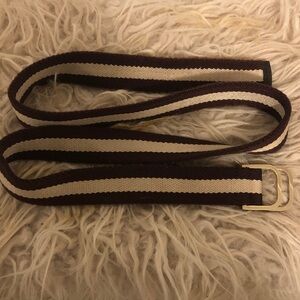 Gucci Brown and Cream Belt
